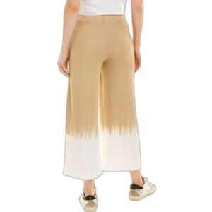 CHRLDR Cheerleader Julie Ankle Pant  In Brown Tan S NWOT